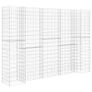 H-Shaped Gabion Planter Steel Wire 260x40x200 cm Image 4