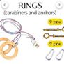 Kids gymnastic rings Image 4