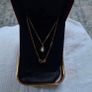 9ct gold  Necklace and 9 ct gold with Natural Sapphire and Natural Opal Image 6