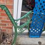 iron cast garden bench sides ends Image 2