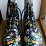 Mint Dr Martens Pascal 8 Eye Darcy Floral Size 5(38) Image 5