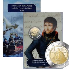 Malta 2 Euro Base Metals Brilliant Uncirculated Coin 2023 - Napoleon Bonaparte