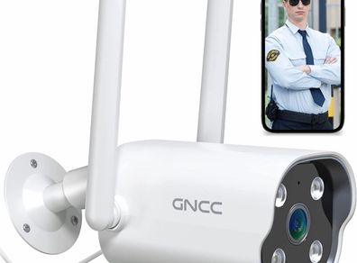 Security Camera Outdoor Indoor, 2.4G WiFi CCTV IP65 Waterproof Outdoor Camera, 1080P Night Vision & Motion Detection Camera with Two Way Talk, APP Remote Control, Support Alexa (FREE POSTAGE)