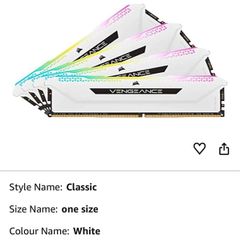 Corsair Vengeance Rgb Pro Sl 64gb (4x16gb) Ddr4 3200 (pc4-25600) C16 1.35v - White