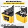 10000 PSI Hydraulic Air Foot Pump with Hose High Pressure Jack Tool w/ Full Kits Image 5
