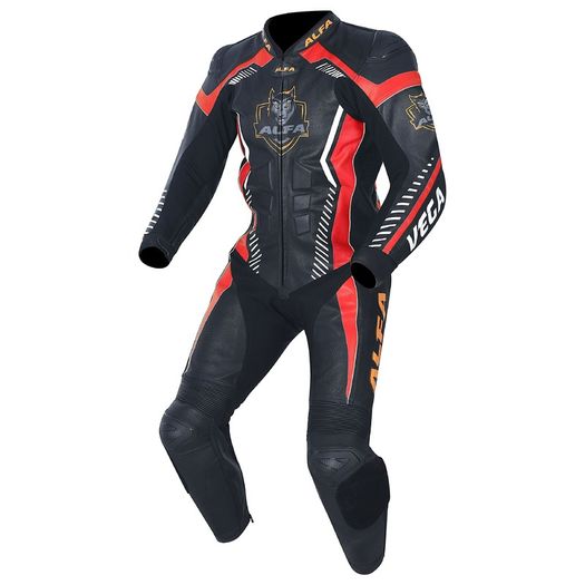 ALFA Vega Motorcycle 1piece Racing Leather Suits - XS to 7XL