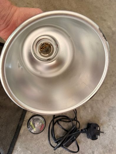 Heat Lamp Shade, Hammock & Temperature Guage