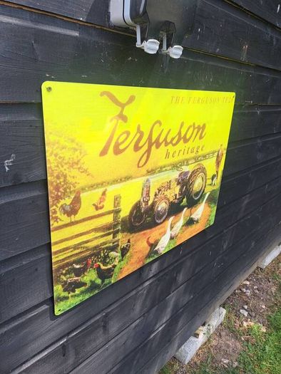 large  Ferguson  20 metal sign