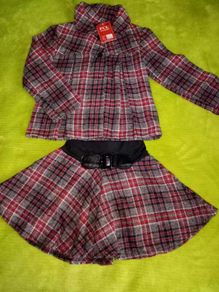 Girls Skirt And Jacket