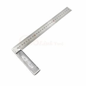 Aluminum alloy square ruler right angle 90 Turning ruler Woodworking ruler Steel turning ruler measuring tools gauge