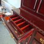 Dining Display Cabinet Carved Mahogany Image 4