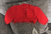 Hand knitted bolero