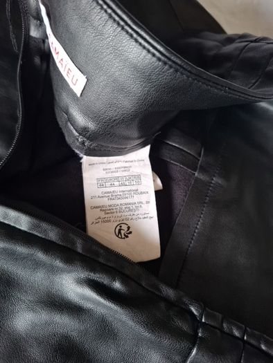 Faux Leather Mini Skirt