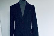 Guess Jeans navy pinstripe jacket