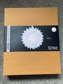 White paper star shade