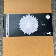 White paper star shade