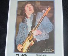 Rory Gallagher-German Tour '74 concert poster