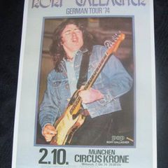 Rory Gallagher-German Tour '74 concert poster