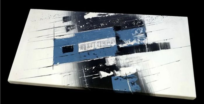 Ex-Harrods Modern Abstract Canvas Painting