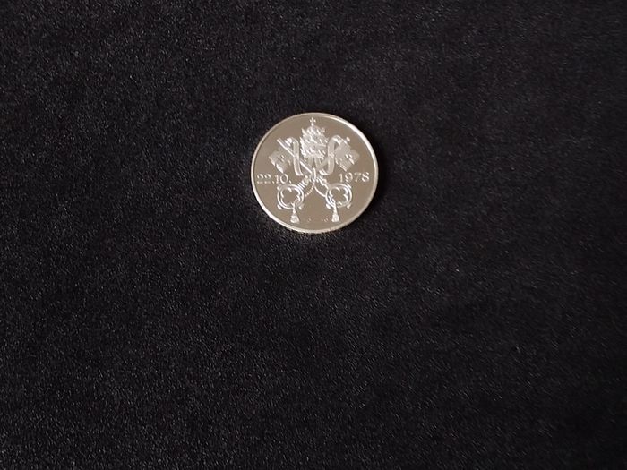 Pope John Paul II 1978 Inauguration Medallion Pure "Silver 1000" (Boxed and Mint)