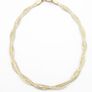Italian Braided Herringbone Silver Bracelet Image 2