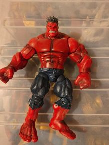marvel legends red hulk build a figure.