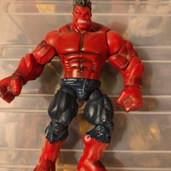 marvel legends red hulk build a figure.