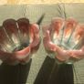 Set of Two Recycled Glass Candle Holders Spain Image 4