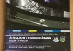 14th August 2011 GAA (Hurling) Programme. Dublin V Tipperary @ Croke Park. All-Ireland Semi-Final. With Ticket