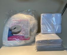 Linen facial cloths / face cradle covers