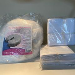 Linen facial cloths / face cradle covers