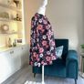 Brand New Ladies Short Sleeved Navy & Pink Floral Top from Marks & Spencer Size is UK 18 / EU 46 Image 9