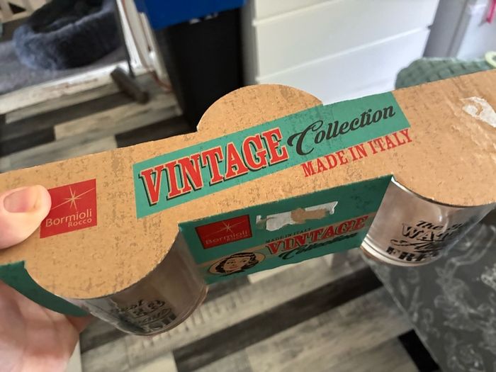 3 vintage style glasses