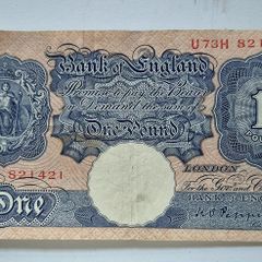 1940, Bank of England 1 one pound note.