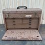 Vintage Waterloo Engineeering tool box with liners Image 2