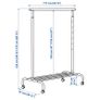 Clothes rack, white Image 2