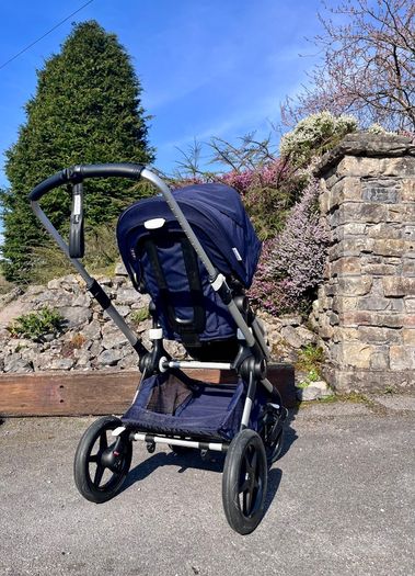 Bugaboo Fox 2 Travel System Navy, Bassinet, Nuna Turtle Car Seat and Extras, Excellent Condition