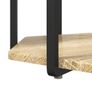 Side Table Set of 2, Sonoma Oak Wood and Metal Image 7
