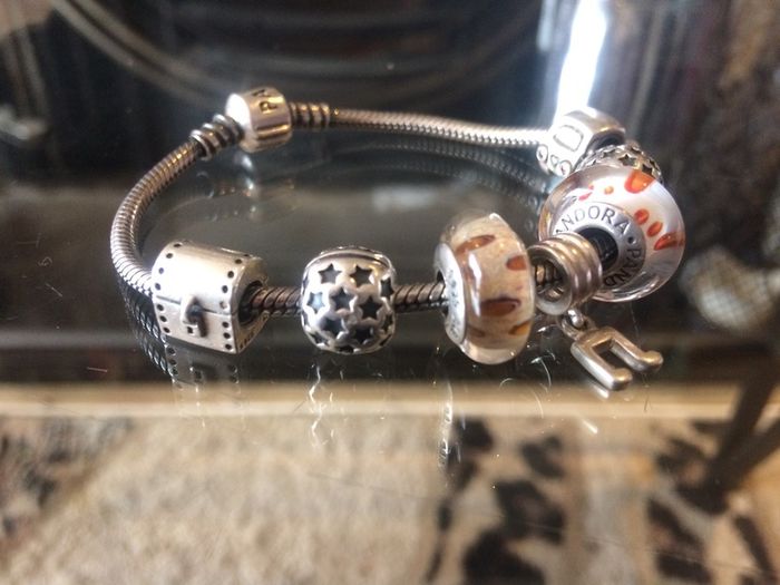 Pandora Genuine Oxidised Charm Bracelet