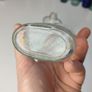 224 - Set of 2 Vintage 1001 Carpet Cleaner Clear Glass Decorative Collectible Bottles Image 5