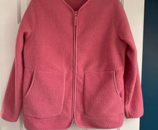 M&S Pink Fleece Jacket Size Medium