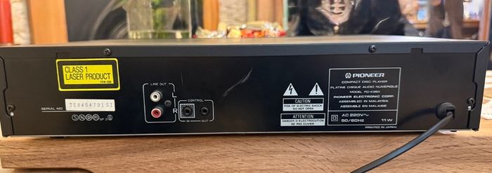 Pioneer PD 4350 with remote (repair or parts)