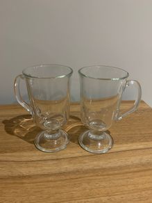 2 Mini Hot Whiskey Glasses
