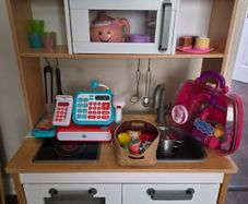 Ikea Duktig play kitchen bundle with Melissa & Doug wooden toys