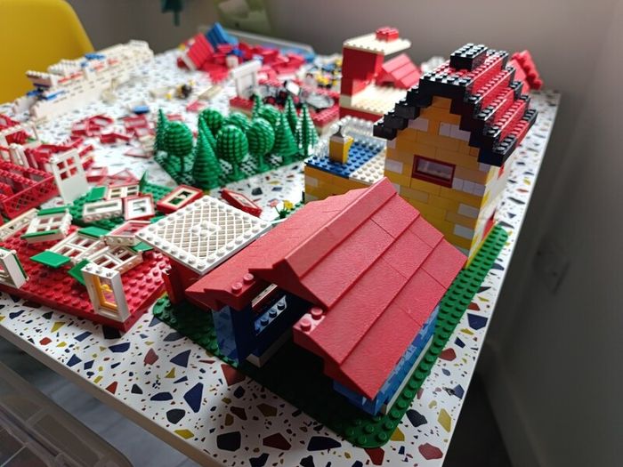 Large Vintage Lego Job Lot Bundle Bulk 70s 80s Rare