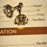 1 carat + 1 carat Moissanite Solitaire Stud Earrings Image 7
