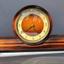 Art Deco Mantel Clock - Wooden - Gold Dial - 1930s Image 2