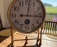 Hayden Gold Finish Table Clock