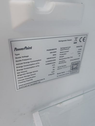 Powerpoint fridge freezer