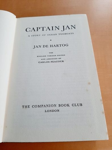 Vintage 'Captain Jan: a story of ocean tugboats'